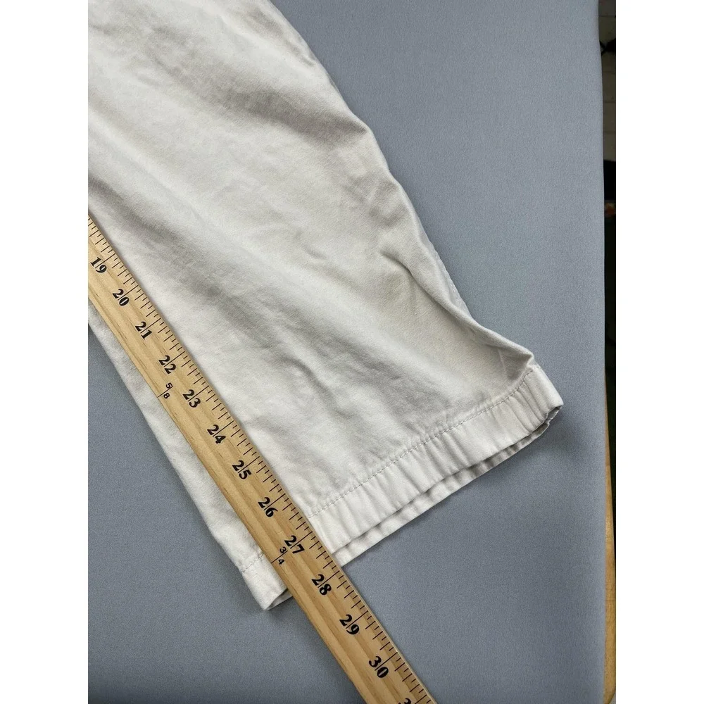 Madewell Womens Pants 27‎ Beige Cargo Pockets Relaxed Utility Cotton Low-Slung
